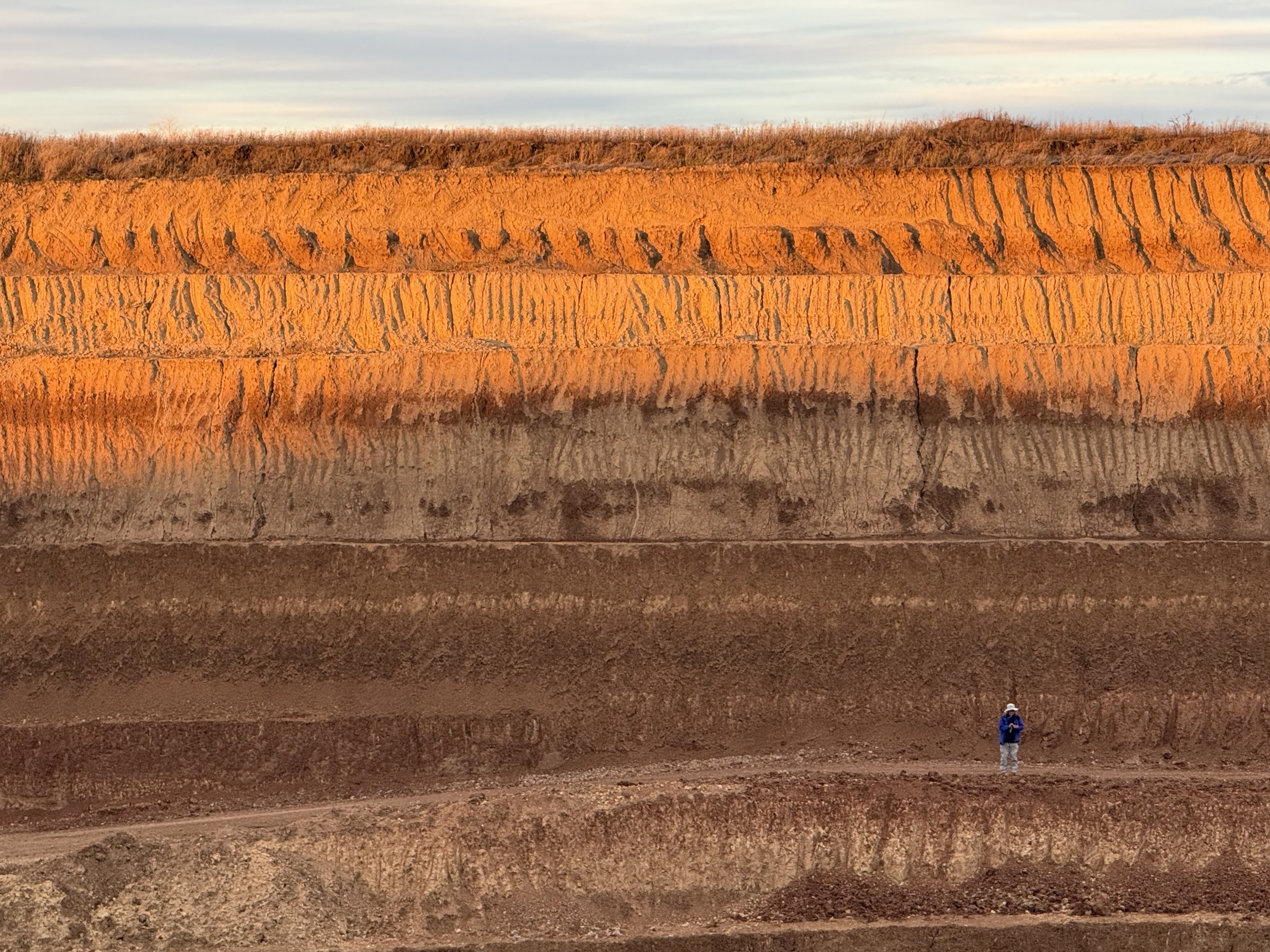 Kolobar quarry during sunset