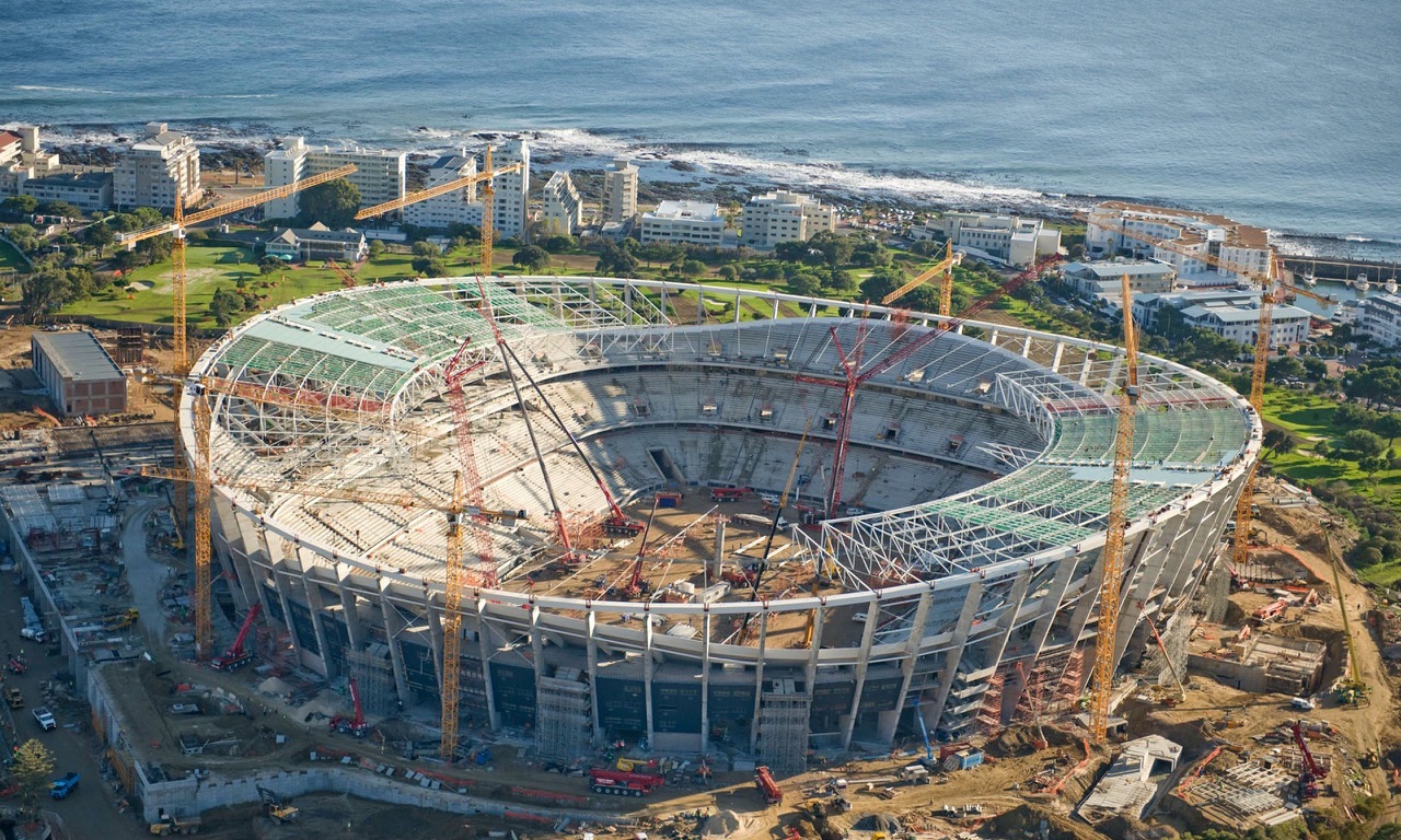 stadium under construction