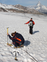 ASD measurements on Findelen glacier