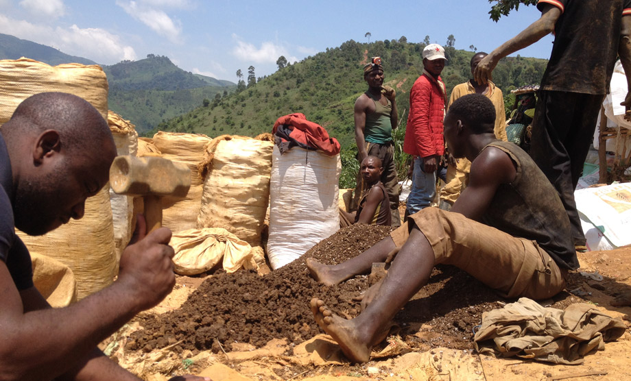 Congo's artisanal tin mines