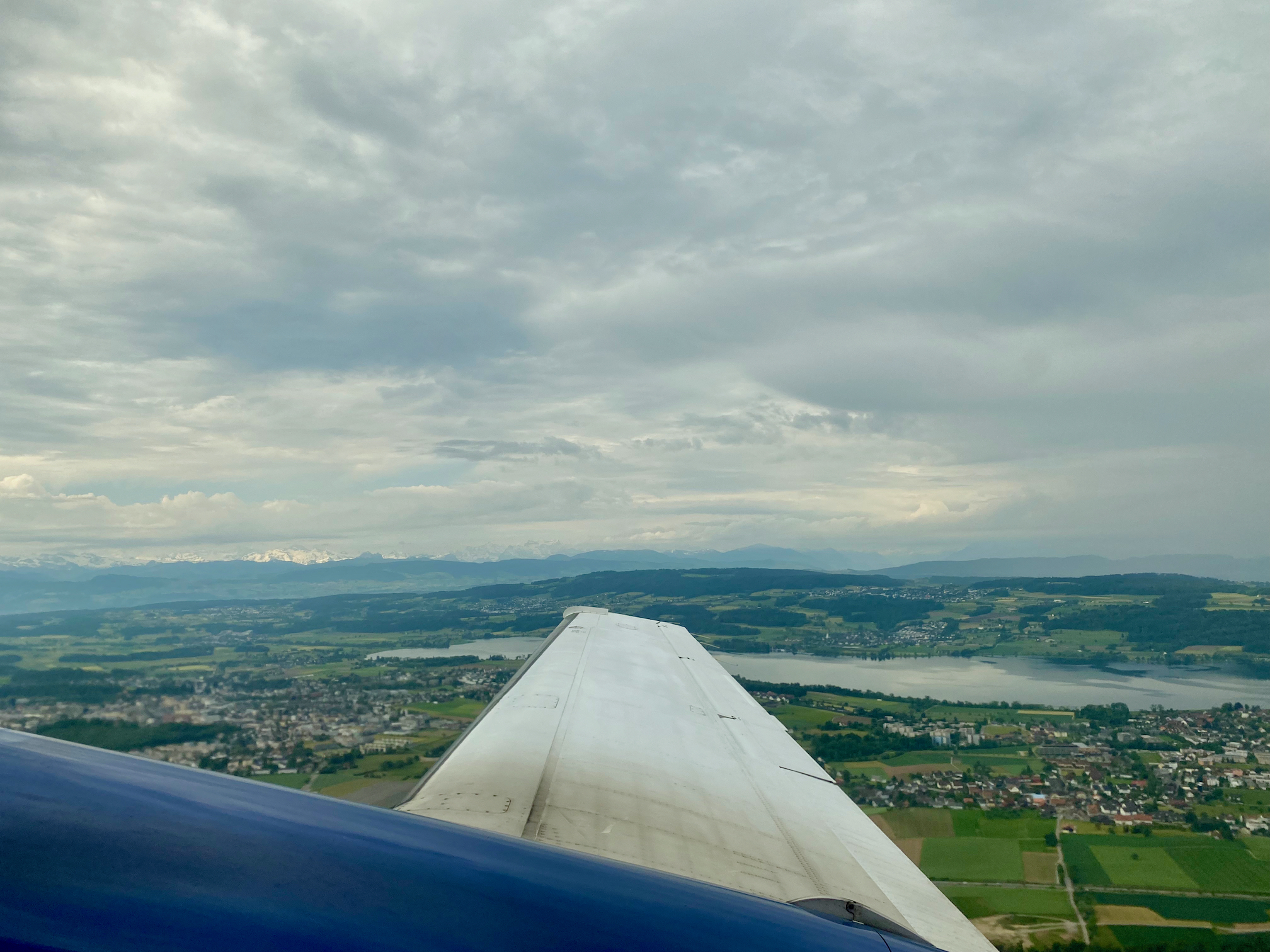 AVIRIS-NG after take-off in Dübendorf, June 2021