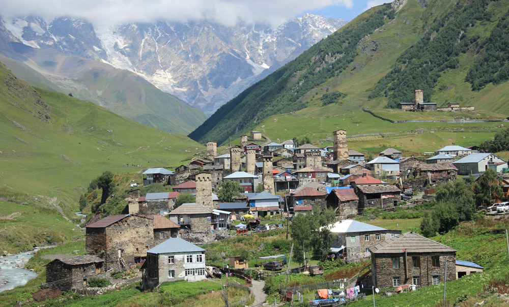 Tourism Georgian mountains