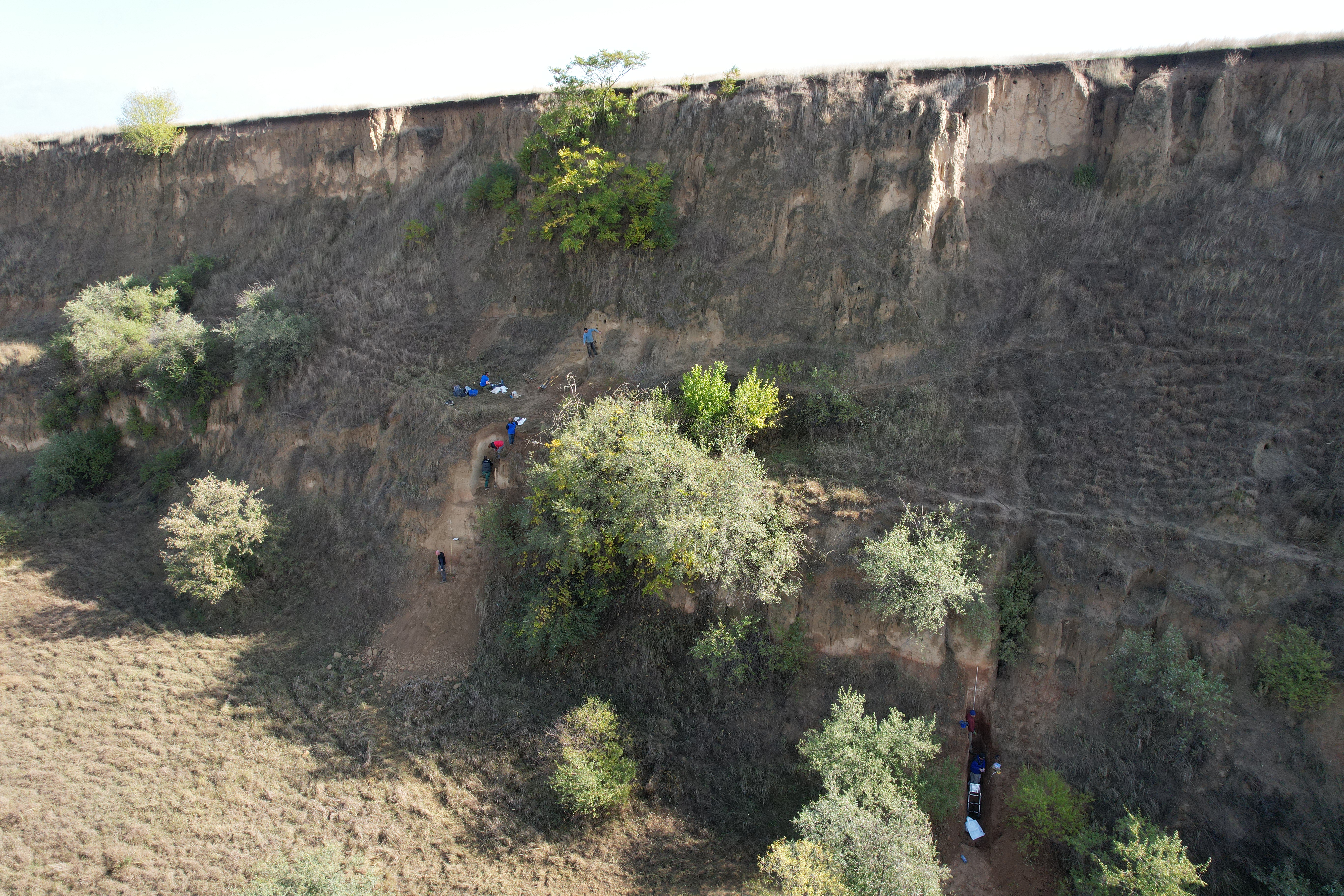 Joint sampling in Urluia quarry