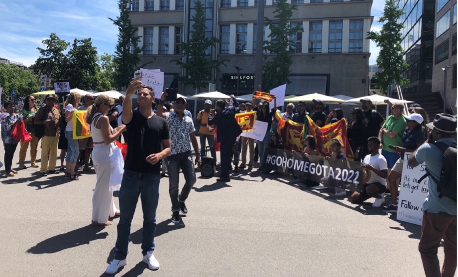 "Gota-go-home" Demonstration in Zurich