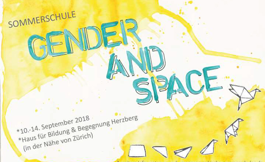 Summer school Gender and Space