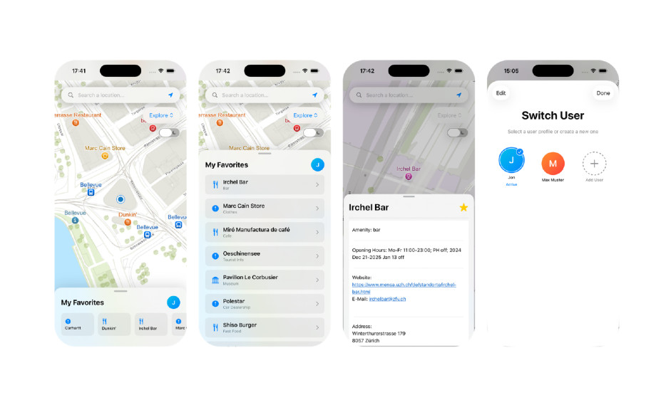 MyPlaces – An Adaptive Mobile Map Application
